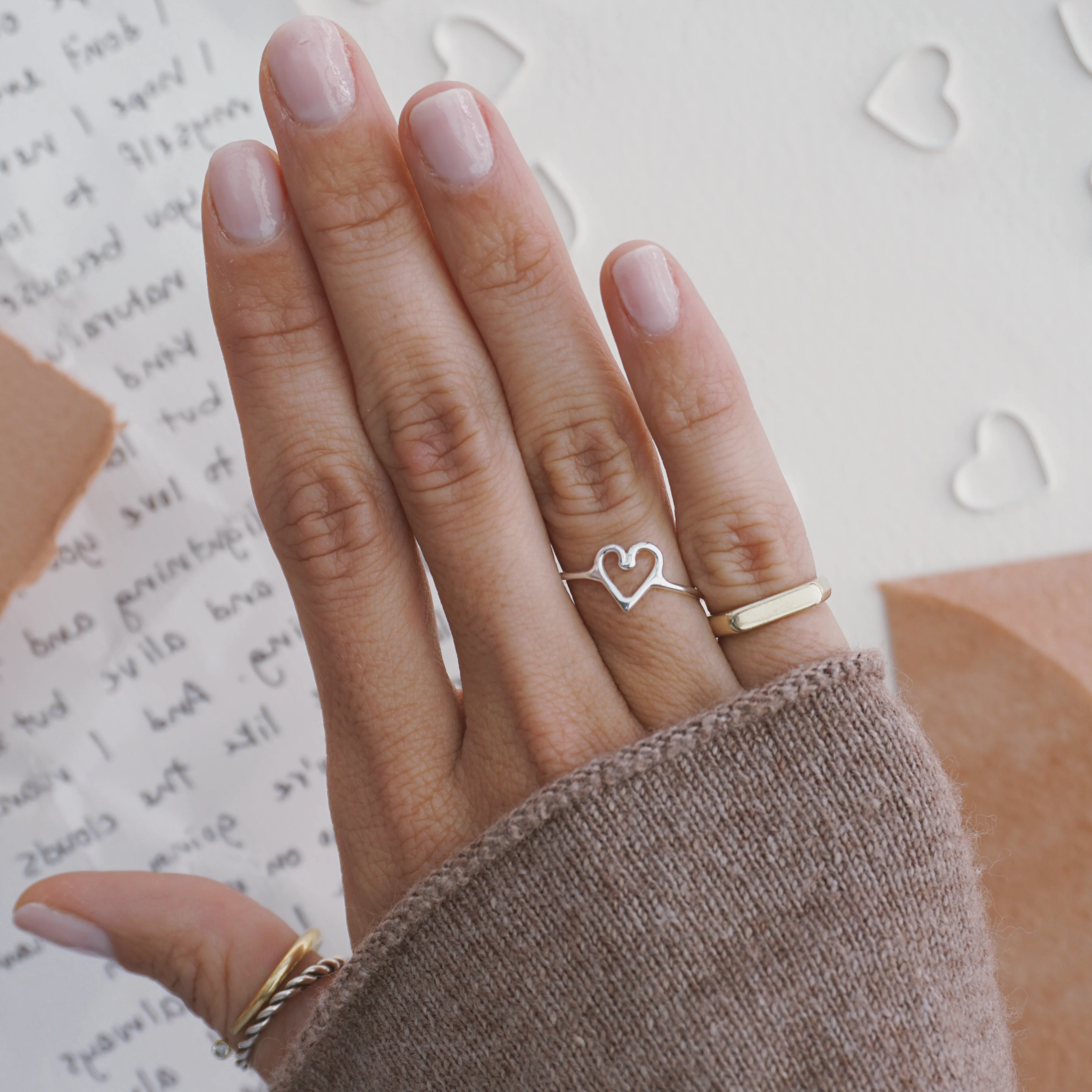 Anillo Corazón Fino - Image 3