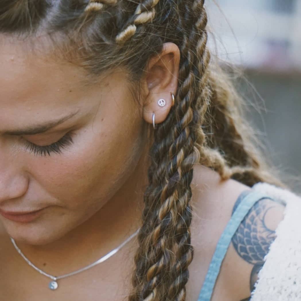 Pendientes Mini Peace - Image 3