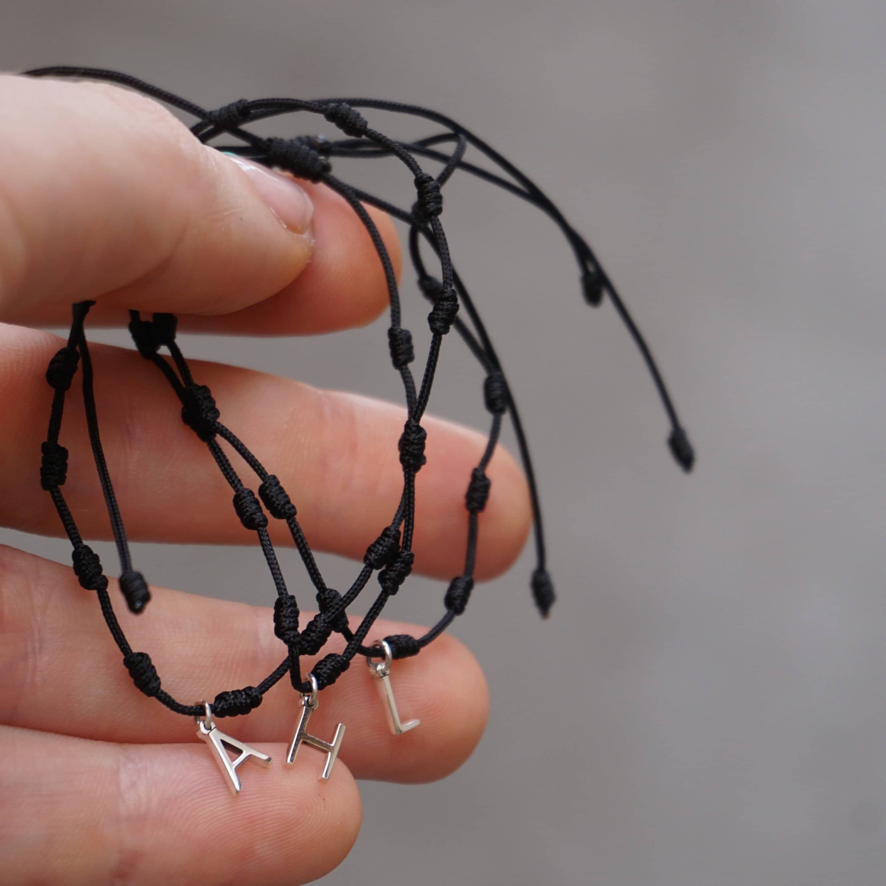 Pulsera Mini Letra Nuditos Plata - Image 4